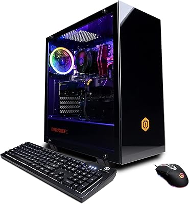 CYBERPOWERPC Gamer Master GMA890AV2 Ryzen 5 5600G RTX 3050 16GB 500GB SSD 2TB HDD