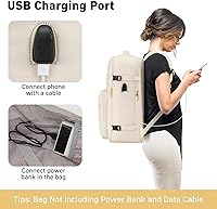 MOMUVO Travel Backpack 17.3 Inch with USB Charging Port — image 3