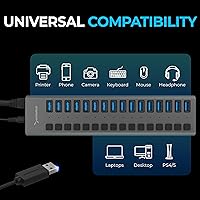 SABRENT 16-Port USB 3.0 Hub HB-PU16 — image 4