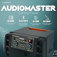 Audiobox ABX-214R Dual 12″ Portable Bluetooth Speaker — image 6