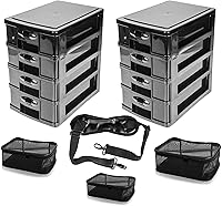 SHANY Makeup Artist Soft Rolling Trolley Cosmetics Case — image 3