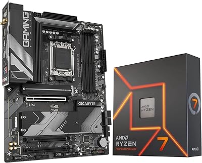 INLAND AMD Ryzen 7 7700X CPU & GIGABYTE B650 Gaming X AX V2 Motherboard