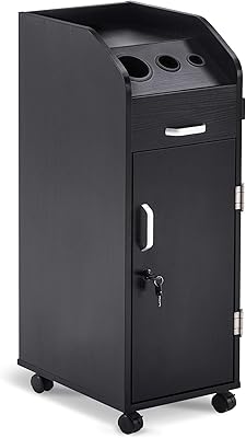 BarberPub Beauty Salon Trolley Storage Cart