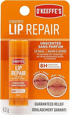 O'Keeffe's Unscented Lip Repair Lip Balm 5-Pack