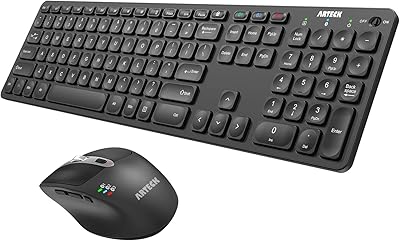 Arteck HB305-3 Bluetooth Keyboard and Mouse Combo