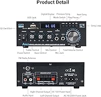 NEOHIPO AK45 Bluetooth Stereo Receiver & Amplifier — image 4