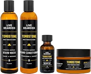 Live Bearded Complete Beard Grooming Kit - Tombstone Scent, 17oz Review