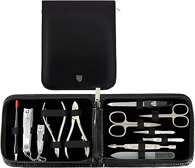 3 Swords Germany 12-Piece Manicure Pedicure Grooming Kit