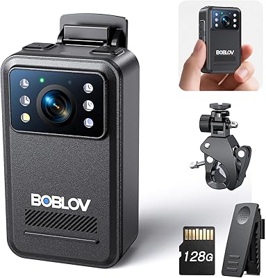 BOBLOV A28 Body Camera 2K 128GB