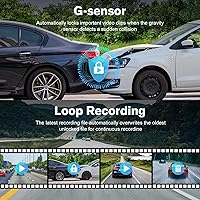 Aquota C5 Dual Dash Cam Front and Rear 2K+1080P — image 4