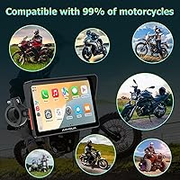 APHQUA 722 Motorcycle GPS Navigation System with Apple CarPlay & Android Auto — image 8