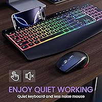 VEILZOR Wireless Keyboard and Mouse Combo — image 7