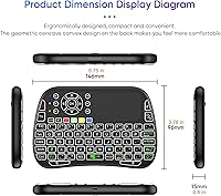 Dupad Story M9 Mini Voice Bluetooth Keyboard with Touchpad — image 7