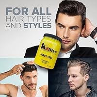 KALIVE Men's Hair Styling Gel 64 oz — image 4
