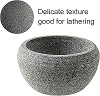 CHARMMAN Shaving Soap & Cream Bowl, Natural Granite Stone — image 4