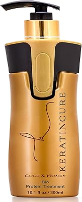 Keratin Cure Best Hair Treatment Gold & Honey Bio Protein 10 Oz