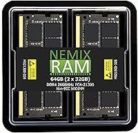 NEMIX RAM 64GB (2x32GB) DDR4 2666MHz SODIMM Laptop Memory Kit — image 1