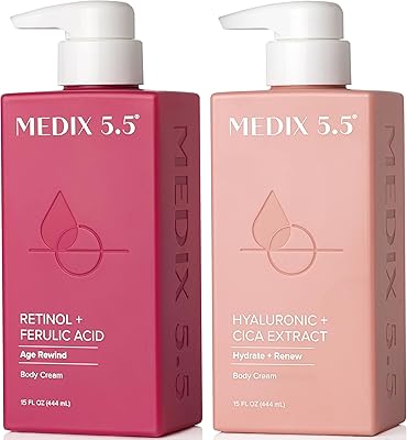 Medix 5.5 Retinol Body Lotion + Hyaluronic Acid Cream 30oz