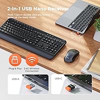 Meetion Master C5000 Wireless Keyboard and Mouse Combo — image 3