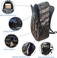 M YESCUSTOM Camouflage USA Flag Deer Backpack — image 4