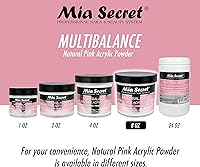 Mia Secret Multibalance Natural Pink Acrylic Nail Powder 8oz — image 3