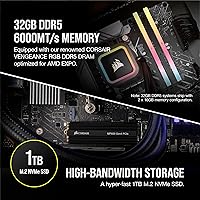 Corsair Vengeance a7400 Gaming PC - AMD Ryzen 7 9700X, NVIDIA GeForce RTX 4070 Super, 32GB DDR5, 1TB SSD — image 4