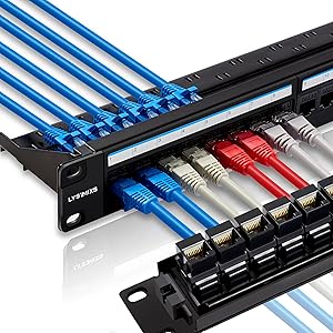Lysymixs 24 Port RJ45 Patch Panel Cat6 Feed Through Review