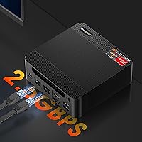 BOSGAME P4 Mini Gaming PC AMD Ryzen 7 5700U 16GB RAM 512GB SSD — image 2