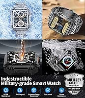 LIGE Military Smart Watch for Men, 1.96″ HD Screen, Bluetooth Calling, Fitness Tracker, 5ATM Waterproof — image 5