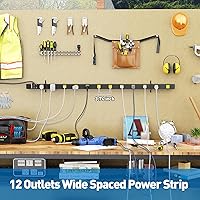 ZESEN 12 Outlet Surge Protector Power Strip — image 4