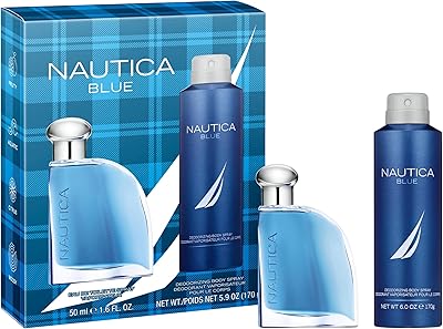 Nautica Blue Giftset 1.6oz EDT + 6oz Body Spray