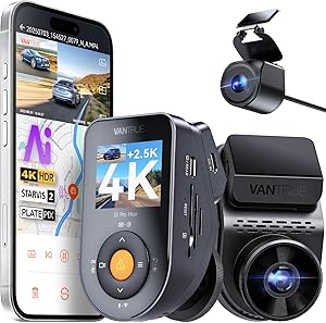 Vantrue S1 Pro Max 4K+2.5K Dual Dash Cam