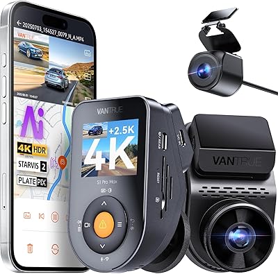 Vantrue S1 Pro Max 4K+2.5K Dual Dash Cam