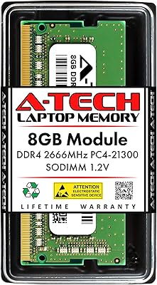 A-Tech 8GB DDR4 2666MHz SODIMM Laptop RAM