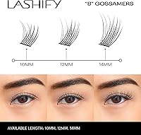 Lashify Bold 10mm Gossamer DIY Eyelash Extensions Refill, Black — image 4