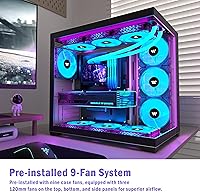 AMANSON H9 ARGB Mid Tower PC Case — image 2