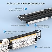 Cable Matters 24-Port Cat6 Patch Panel — image 6