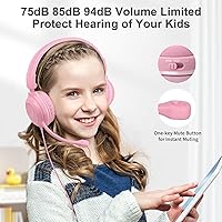 SIMOLIO KD-1 Kids Headphones with Microphone — image 3