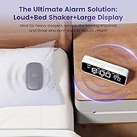 Dekala Bed Shaker Loud Alarm Clock — image 2