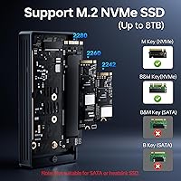 MOKiN 40Gbps M.2 NVMe Enclosure with Cooling Fan — image 3