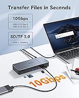 ZMUIPNG DisplayLink Docking Station 18-in-1 for MacBook & USB-C Laptops — image 8