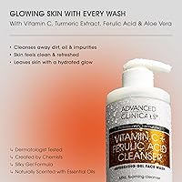 Advanced Clinicals Exfoliating Glycolic Acid & Salicylic Acid Face Wash + Vitamin C Facial Cleanser Set — image 5