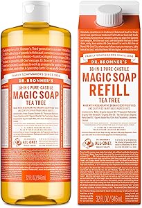 Dr. Bronner's Tea Tree Pure-Castile Liquid Soap 32oz + Refill Review