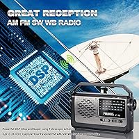 PRUNUS NOAA Weather AM FM Portable Radio J15WB — image 3