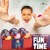 Two Sisters Superhero Bath Bombs for Kids (6 Pack) — image 2