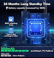 eLinkSmart P11BF Fingerprint Padlock — image 6