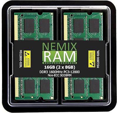 NEMIX RAM 16GB DDR3 1600MHz SODIMM