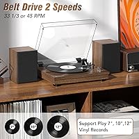 RetroAudio JM-108 Vinyl Record Player with Bluetooth — image 2