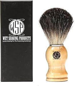 Badger Shaving Brush by WSP - 100% Pure Black Badger Hair Review