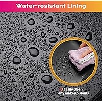 BYOOTIQUE Rolling Makeup Train Case, Black — image 2